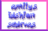Emily's hand knitted scarves - stay in fashion!